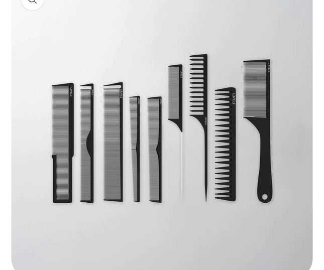 9PC Hair Styling Comb Set