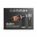 Packaging for Gamma+ 2-in-1 Mini Air Blower and Vacuum USB-C Rechargeable showing the product and its name.