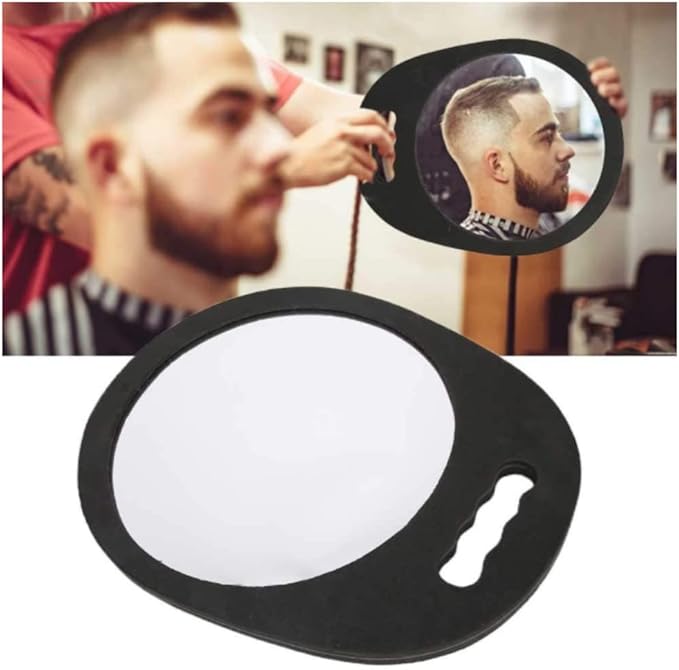 Round Foam Mirror with Handle