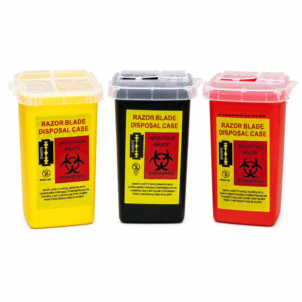 Razor Blade Disposal Containers