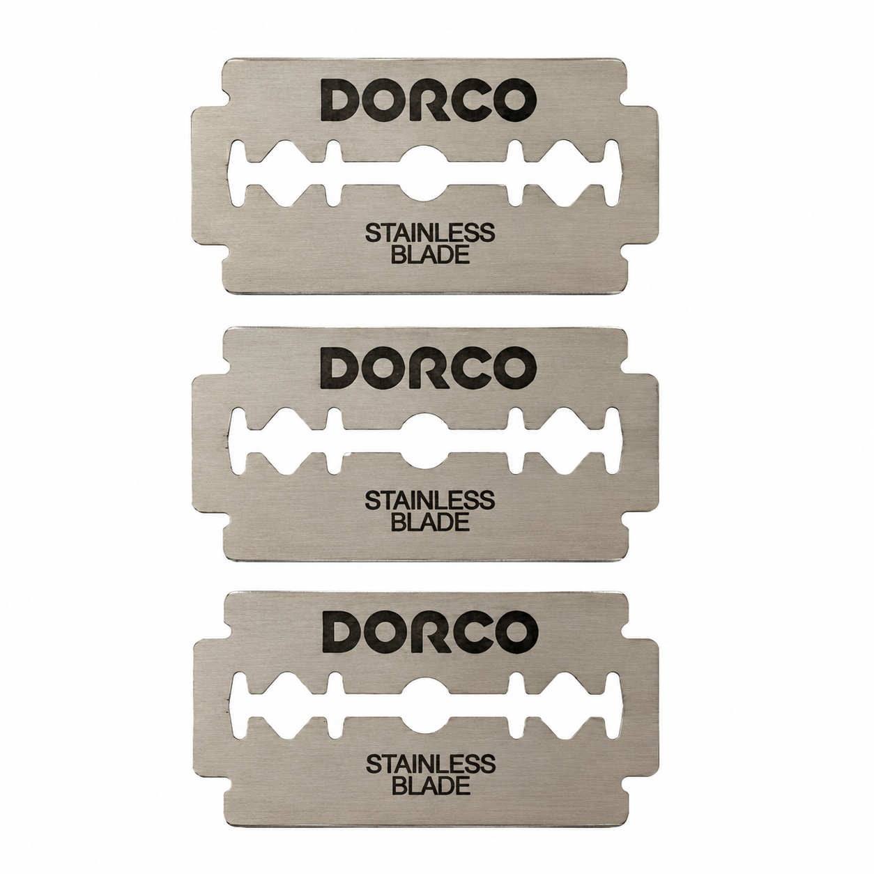 Dorco ST-301 Stainless Steel Double Edge Blades - 100 Pack
