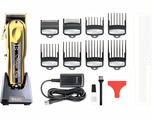 Wahl Professional 5 Star Magic Clip Cordless Clipper - Gold (8148-700)