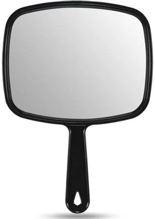 Raindrops Professional Handheld Salon Barbers Hairdressers Mirror