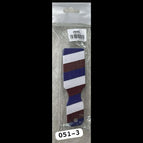 051-3: Red, White, and Blue (Barber Pole Design)