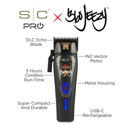 Style craft X 360 Jeezy Professional IN2 Vector Motor Clipper with Full Metal Housing